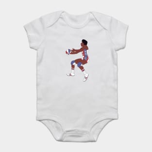 Julius Erving Layup Baby Bodysuit